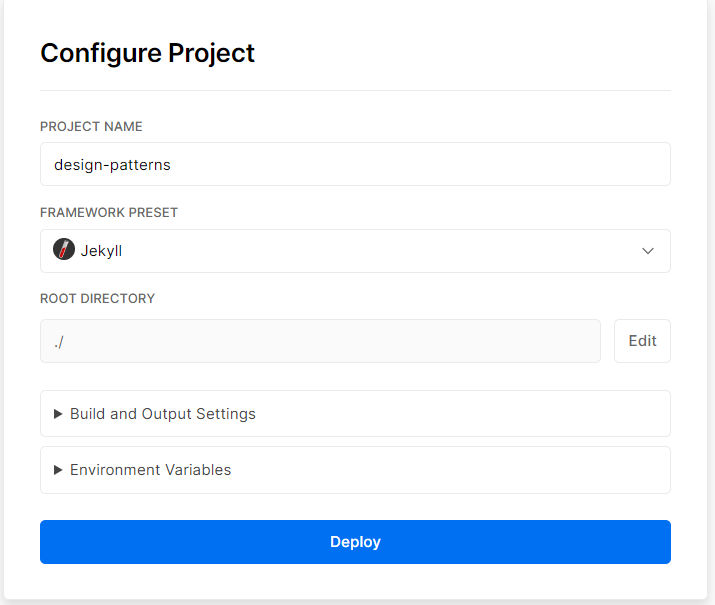 import configure import