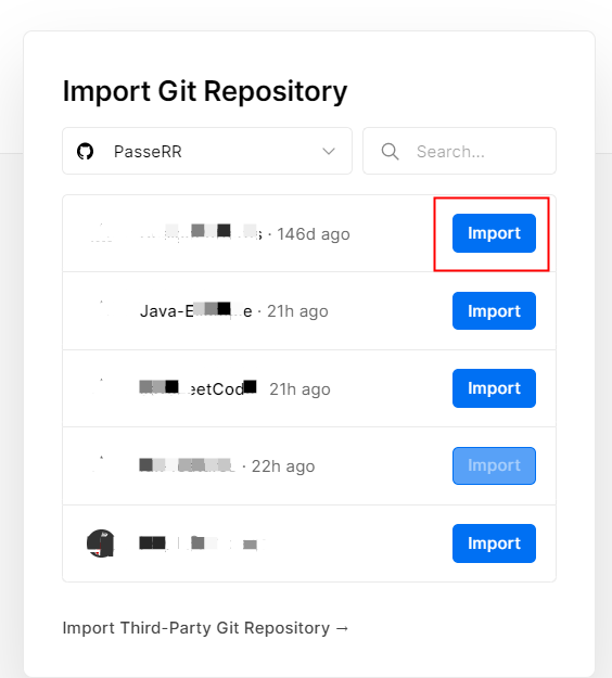 import import